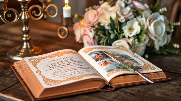 5 idées créatives pour un livre d'or mariage unique